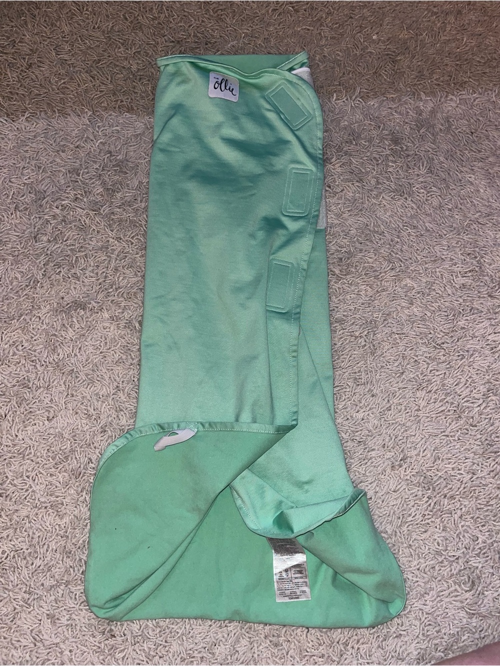 The Ollie Sleep Swaddle-Mint